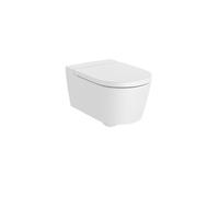 Cuvette suspendue sans bride Rimless 56X37 Blanc Mat Inspira ROUND - ROCA A346527620