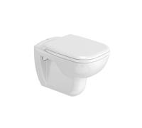 Duravit D-Code - WC suspendu avec abattant classique, blanc alpin 45351900A1