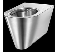 Cuvette WC suspendu S21 S - Inox poli - Delabie