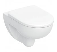 Cuvette WC suspendu sans bride avec abattant Renova Rimfree® GEBERIT