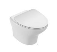 Cuvette WC suspendu sans bride compact JACOB DELAFON Nouvelle Vague avec abattant frein de chute extra-plat déclipsable