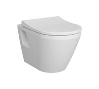 Cuvette WC suspendu sans bride VitrA Integra blanc avec abattant frein de chute