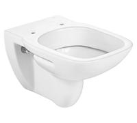Cuvette WC suspendue DEBBA SQUARE sans bride (sans abattant) - Blanche