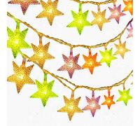 cuzile Lumineuses Etoile à Piles 5.5 M 50 LEDs avec de Fée LED pour Mariage, Anniversaire, Sapin de Noël, Cour, Jardin, Décoration d'extérieur et intérieure