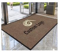 CVBN Paillasson Personnalisé avec Logo et Texte Dos Antidérapant Tapis Personnalisable Animaux pour Entrées Famille Commerces Supermarchés,180x120cm