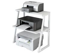 CVdrtyED Supports Imprimantes Étagère De Bureau pour Imprimante, Support D'imprimante, Étagères Rangement À 3 Niveaux pour Laser Bureau Scanner Fax