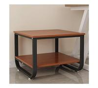 CVdrtyED Supports Imprimantes Support De Bureau pour Imprimante, pour Double, Étagères Rangement Robustes, Stockage pour Laser Et Copieur Bureau Scanner Fax(A,60 * 60 * 60cm)