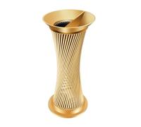 CVdrtyED Sur Pied Cendrier Pour Poubelle Extérieure De Hall D'hôtel, Colonne Cendres Verticale En Acier Inoxydable, Commerciale Poubelle Extérieur(Gold)
