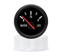 CVFRDD Jauge de Niveau d'eau avec capteur de Niveau d'eau 52mm Compteur de Niveau d'eau avec rétro-éclairage Rouge 100-500mm 0-190Ohm capteur for Bateau Voiture(Only)