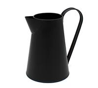 CVHOMEDECO. 17,8 cm Pichet à lait en métal galvanisé, vieux vase rustique primitif en forme de cruche pour la décoration de la maison et du jardin.