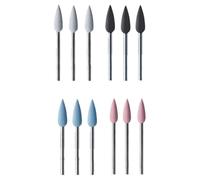 Cvoepobey Ensemble de Polisseurs en Silicone en Forme de Goutte D'Eau et en Forme Conique en Silicone