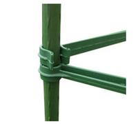 CVUTOVO 24 Pièces Tiges de Support en Plastique, Bielle de Connexion pour Plantes Grimpantes, Vertes, en Plastique, Réutilisables, Légères, Résistantes à l'usure, pour Intérieur