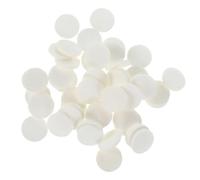 CVUTOVO 300 Pièces Coussin Diffuseur en Coton, Coussinet de Recharge de Rechange pour Médaillon D'aromathérapie 30mm, Blanc, pour Pendentif D'aromathérapie et Grille D'aération de