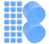 CVUTOVO 50pièces Éponge Nid de Fourmis Test Tube Sponge Plug pour Habitat Fourmis Éponge Filtrante Aquarium Retient Humidité pour Ant Nest Bleu