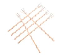 CVUTOVO 6 Pièces Piquets en Bois et Cuivre pour Légumes et Arbres Fruitiers Usage Polyvalent pour Électroculture de Jardin pour Jardins Potagers et Plantes en Pot