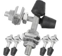 CVUTOVO 6pcs Vis de Maintien de Serrage-joint à Bascule M8 en Fer Galvanisé et Plastique Pression de Serrage Stable pour Pièces de Menuiserie et Travail du Bois