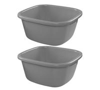 CVUTOVO Bassine Fond Antidérapant en Plastique Épaisse Design Rectangulaire Élégant Multifonctionnelle Grosse Capacité pour Pieds et Légumes pour Usage Domestique et Pédicure