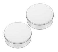CVUTOVO Boîte en métal ronde pour sublimation, boîte compartiment alimentaire vide multifonction pour mariage et rangement