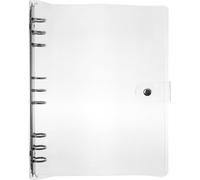CVUTOVO Classeur Transparent en Plastique B5 Pochette, Protection Solide et Rigide, pour Bureau et École, Protège Carnet et Documents sans Se Déformer