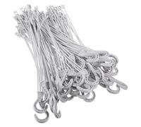 CVUTOVO Crochets Suspendre pour Pots Robustes en Plastique Blanc, Supports pour Plantes à Fleurs Multi-usages, Lot de 50pcs Suspendre pour Pot de Fleurs Extérieur