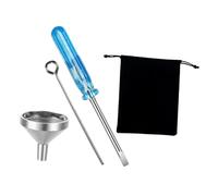 CVUTOVO Kit Mini-entonnoirs Acier Inoxydable pour Urnes Funéraires Bijoux Commémoratifs Cendres 1 Set