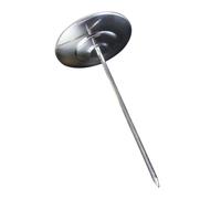 CVUTOVO Porte-menu en Acier Inoxydable Base Ronde Solide, Support Pratique pour Reçus et Factures, pour Restaurant et Usage Domestique