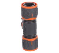 CVUTOVO Raccord Rapide Double Vanne D'arrêt pour Tuyau D'arrosage 3/4 Pouces en Plastique, Assemblage Automatique, pour Arrosage Permanent et Nettoyage de Jardin