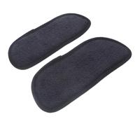 CVUTOVO Tapis Anti-gouttes pour Distributeur D'eau de Réfrigérateur en Fibre Noire Absorbant L'eau, Lot de 2, pour Protéger et Cacher les Résidus D'eau