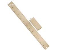 CVUTOVO Toise En Bois Adhésive 60-210 Cm Tableau Mural De Croissance Pour Garçon Et Filles, Règle De Mesure Hauteur En Bois Naturel, Décoration Chambre Bébé, Écologiques Et Faciles à Installer