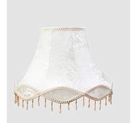 CWCQGH Abat-Jour Tambour en Tissu européen, Abat-Jour Vintage pour Lampe de Table, Abat-Jour Moderne en Lin, Support de Couvercle de Lampe de lit, Abat-Jour pour Supports de Lampe E27 (D40 cm)