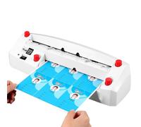 CWCQGH Coupe-Cartes Automatique, Machine à Relier, Coupe-Cartes de Visite électrique, Coupe Le Papier pour Cartes de Visite de 120 à 350 g/m².
