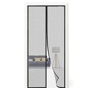 CWEEN CLU Moustiquaire Porte Fenêtre 85x180 cm, Magnétique Rideau de Porte Anti Mouche Moustiquaire Fenêtre Aimantée Protection Contre les Moustiques, Installation Rapide, Noir