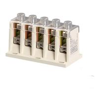 CWOQOCW 1KV JXT1 Câble T Connecteur de branche en cuivre et aluminium Borne de jonction rapide avec couvercle anti-poussière transparent pour câblage haute puissance 100A-232A (JXT1-25/16)