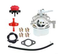 CWOQOCW 640169 Carburateur pour moteurs Tecumseh Snow King 115hp OH318SA OHSK80 OHSK90 OHSK100 OHSK110 Kit de pièces de souffleuse à neige en métal argenté froid