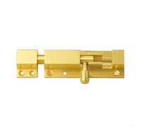 CWOQOCW Boulon de fixation antivol en acier inoxydable de qualité supérieure avec finition dorée pour montage horizontal ou vertical sur portes en bois et fenêtres (A)