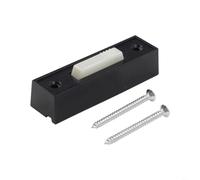 CWOQOCW Bouton poussoir lumineux pour porte de garage 41A4166 - Interrupteur mural filaire - Indicateur LED vert - Plastique noir - Pour systèmes d'ouverture basse tension