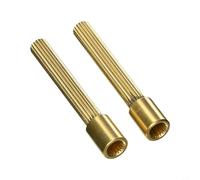 CWOQOCW Manchons de valve étendus en laiton avec tige à 20 dents, 4 options de taille pour douche murale ou mise à niveau du robinet dans un usage résidentiel ou commercial (62 mm)