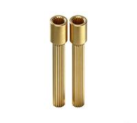 CWOQOCW Manchons de valve étendus en laiton avec tige à 20 dents, 4 options de taille pour douche murale ou mise à niveau du robinet dans un usage résidentiel ou commercial (32 mm)