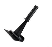 CWOQOCW Outil de retrait de garniture en acier carbone pour plinthes et carrelages, design de cale à 15 degrés avec poignée en TPR, extracteur de clous efficace, noir