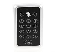 CWOQOCW Système de clavier de contrôle d'accès avec lecteur de carte d'identité, entrée 3 en 1 pour portes automatiques, capacité de 1000 utilisateurs, pour boîtier résistant aux chocs, argent