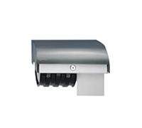 CWS distributeur de papier hygiénique 764 mural, avec serrure cylindrique, en acier inoxydable