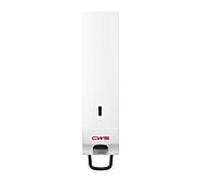 CWS Paradise distributeur de savon 4002000 Cream Slim blanc, 500 ml de crème de savon, avec panneau