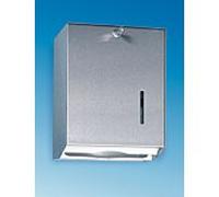 CWS Universal distributeur de serviettes 903110500 aluminium anodisé, avec serrure à cylindre, pour 750 serviettes