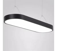 CWVYKNP Lampe Plate Annulaire Ultra-mince À Économie D'énergie Lampe Suspendue Minimaliste Haute Luminosité Pour Rail Finition Noir Mat Ampoules LED Linéaires Industrielles Éclairage