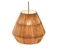 CWVYKNP Suspension Bohème En Corde De Jute Tissée À La Main Lustre Tropical Pour Salle À Manger Abat-jour Cylindrique Tissé Pour Salon, Îlot De Cuisine, Couloir