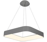 CWVYKNP Suspension Carrée LED Contemporaine Pour Bureau Luminaire Pour Salle À Manger, Éclairage D'îlot Sur Rail Luminaire Intégré Pour Bar Ou Couloir, Style Industriel