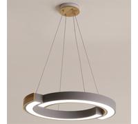 CWVYKNP Suspension Circulaire Moderne En Bois Pour Salle À Manger, Îlot De Cuisine, Café, Chalet