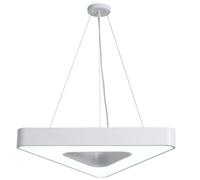 CWVYKNP Suspension Conique Pour Bureau, Lumière Du Jour Éclatante Luminaires Suspendus Blancs Minimalistes Lustres Industriels Encastrés Au Plafond Avec Abat-jour En Acrylique Pour Usage Commercial
