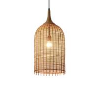 CWVYKNP Suspension De Chevet Rétro En Osier, Lampe De Table/plafonnier Luminaire D'ambiance Zen Japonaise Lustres Rustiques Pour Cour, Couloir, Entrée