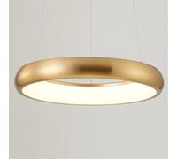 CWVYKNP Suspension Industrielle Noire Pour Plafond Haut Luminaire Sur Rail Annulaire Pour Bureau Au-dessus D'une Table Suspensions LED Intégrées Pour Salle À Manger, Hall D'entrée, Cuisine, Salon